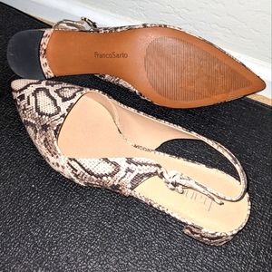 Franco Sarto slingback pumps